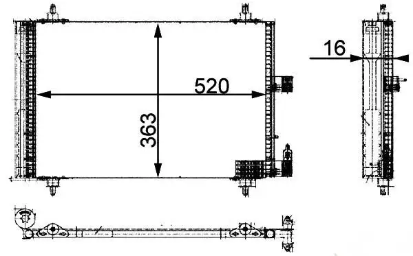 MGA 82132 Klima Radyatörü 6455CQ resmi
