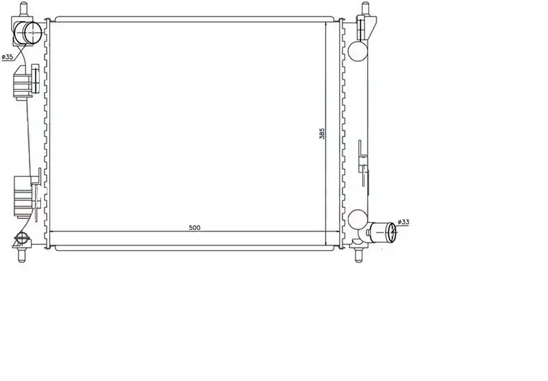 ORIS BHY120016 Radyatör 253101R000 resmi