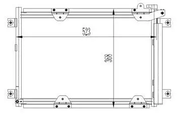 ORIS CSZ461016 Klima Radyatörü 9531065D11 resmi