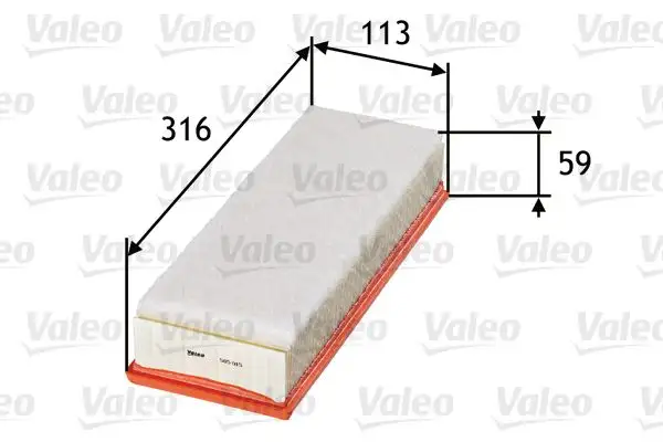 VALEO 585015 Hava Filtresi resmi