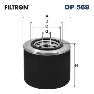 FILTRON OP569 Yağ Filtresi resmi