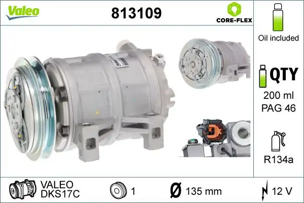 VALEO 813109 Klima Kompresörü 92600VK510 resmi