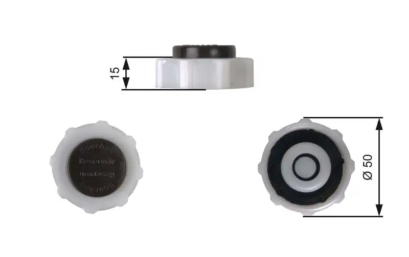 GATES RC222 Yedek Su Depo Kapağı resmi