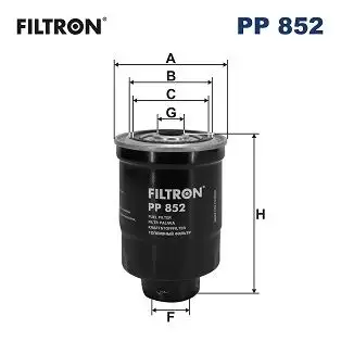FILTRON PP852 Yakıt Filtresi resmi