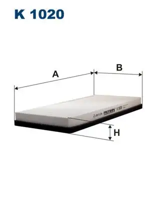 FILTRON K1020 Polen Filtresi resmi
