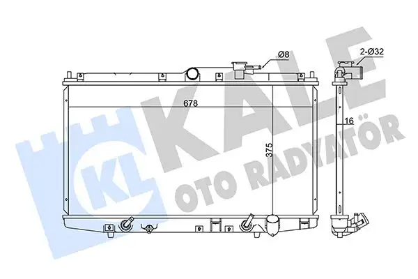 KALE 347750 Radyatör resmi