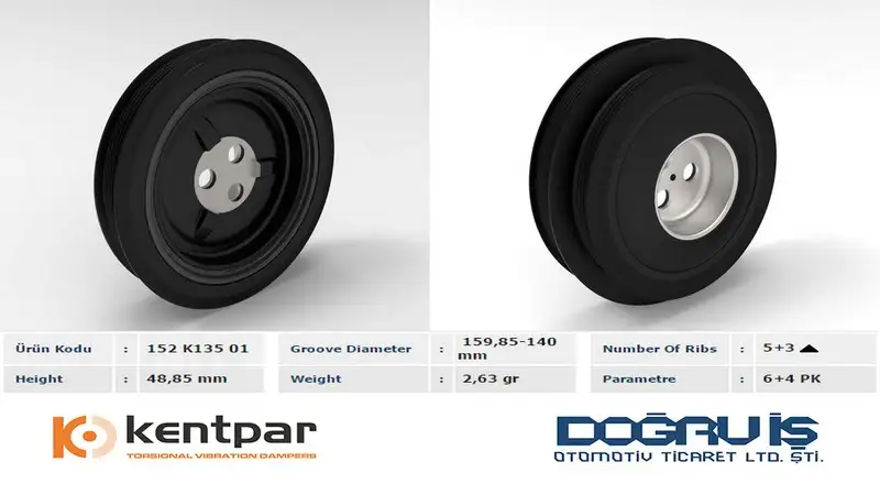 KENTPAR K13501 Krank Kasnağı BK2Q6B319BA resmi