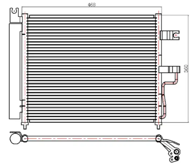 ORIS CHY256017 Klima Radyatörü 9760625600 resmi