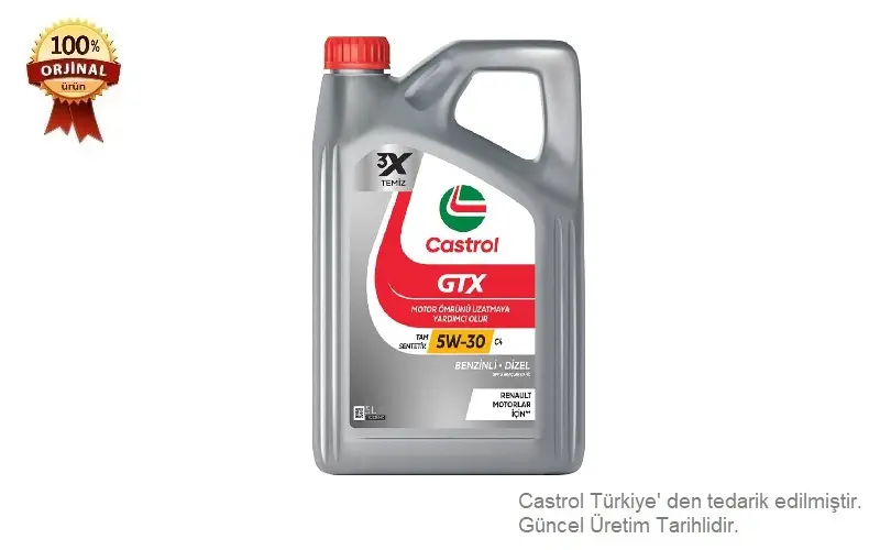 CASTROL 5w30 Gtx (5 Litre) resmi