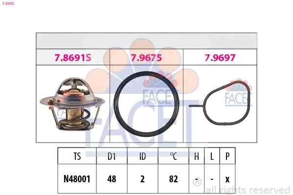 FACET 7.8692 Termostat resmi