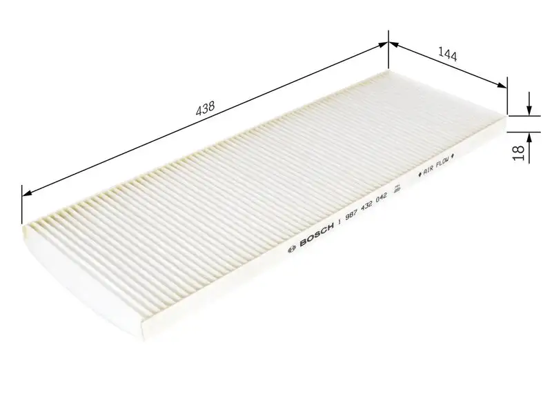 BOSCH 1987432042 Polen Filtresi resmi