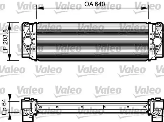 VALEO 818732 Turbo Radyatörü A9065010301 resmi
