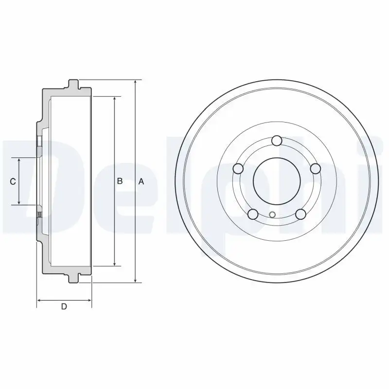 DELPHI BF639 Fren Kampanası L1TC1126AA resmi