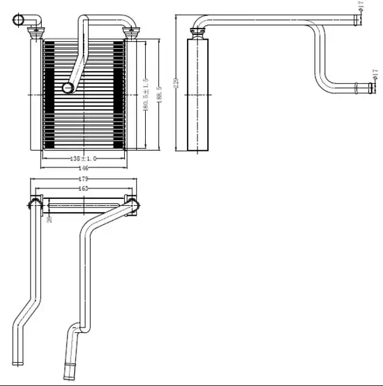 ORIS KHN004026 Kalorifer Radyatörü 79110SAAG02 resmi