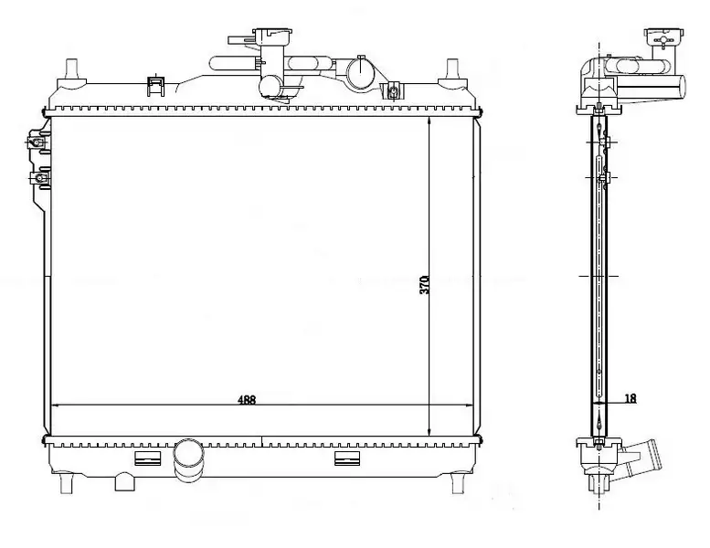 ORIS BHY082018 Radyatör 253101C300 resmi