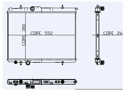 KALE 2056011AB Radyatör resmi