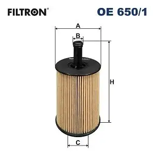 FILTRON OE650/1 Yağ Filtresi resmi