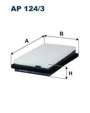 FILTRON AP124/3 Hava Filtresi 165464EA0C resmi