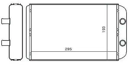 MGA 81105 Kalorifer Radyatörü 46722710 resmi