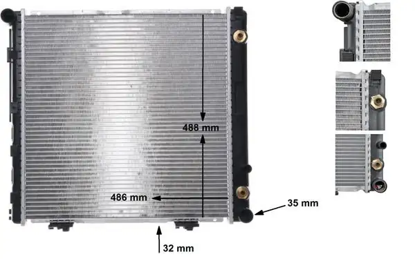 MAHLE CR291000S Radyatör resmi