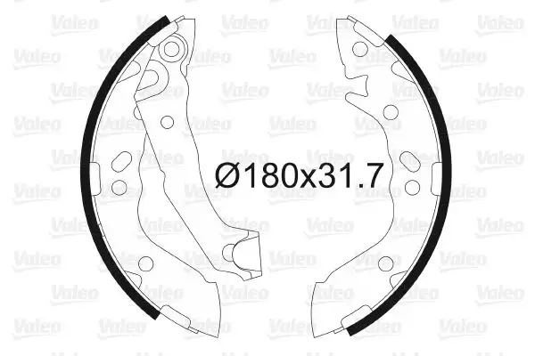 VALEO 562996 Arka Fren Balatası 5830502A10 resmi