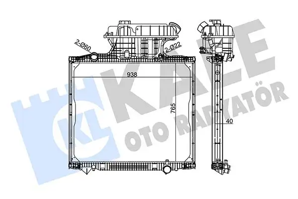 KALE 350260 Radyatör resmi
