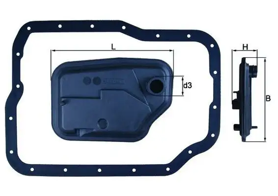 MAHLE HX149D Şanzıman Filtresi resmi