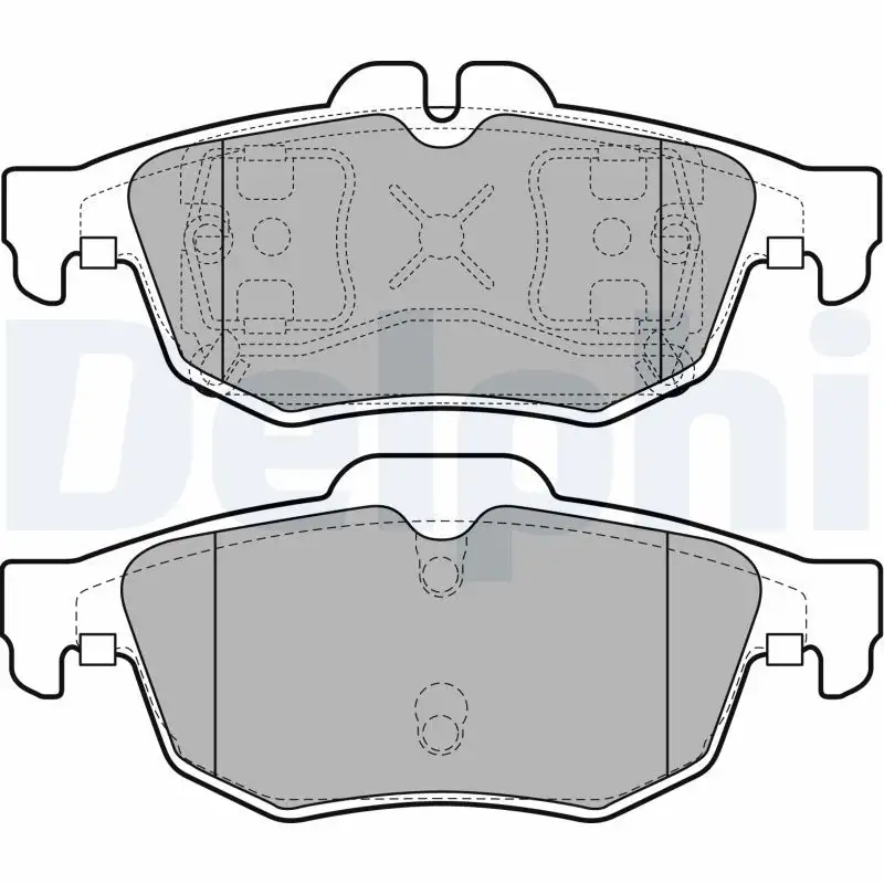 DELPHI LP2259 Arka Fren Balatası 440608281R resmi