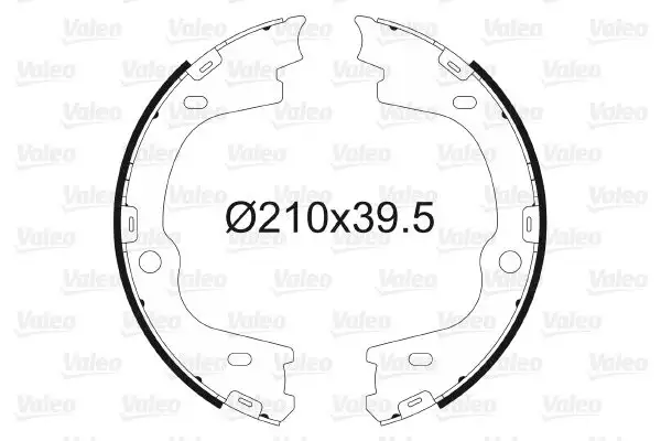 VALEO 564167 El Fren Balatası 583504HA00 resmi