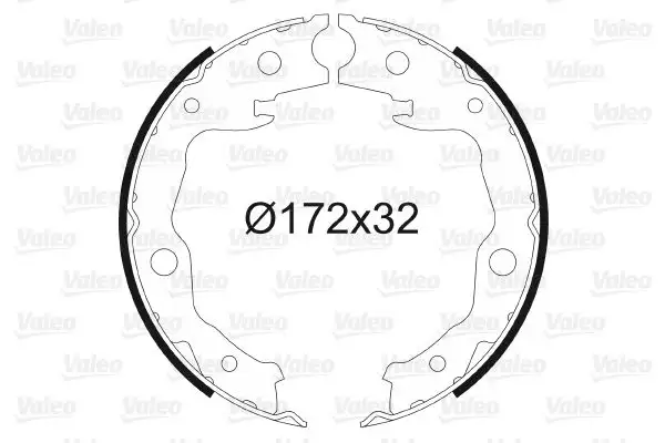 VALEO 564168 El Fren Balatası 44060JE27A resmi