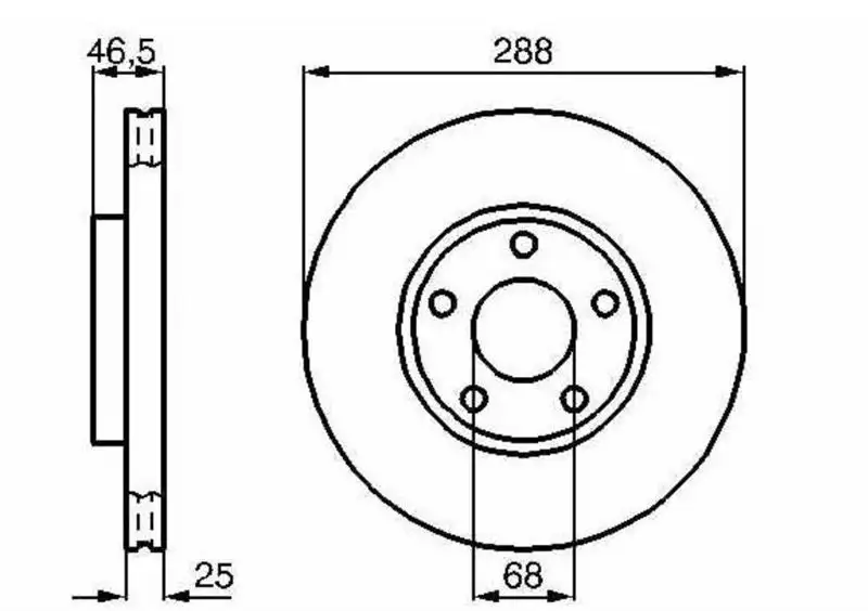 MGA 50211 Ön Fren Diski 8E0615301Q resmi