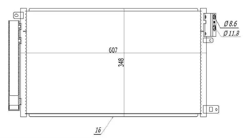 MGA 82274 Klima Radyatörü 50526514 resmi