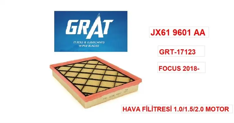 GRAT 17123 Hava Filtresi JX619601AA resmi