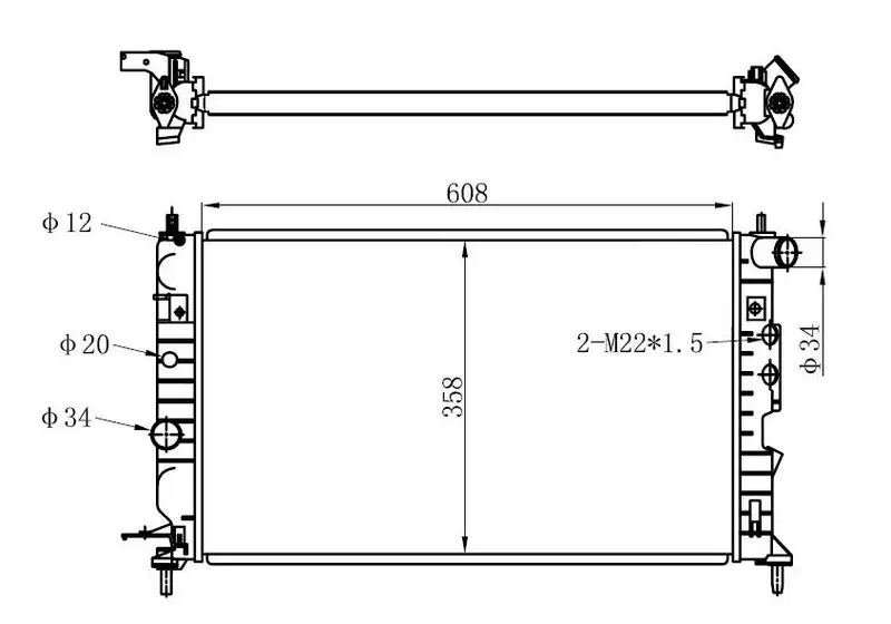 ORIS MOP017034 Radyatör resmi
