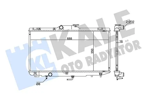 KALE 341925 Radyatör resmi