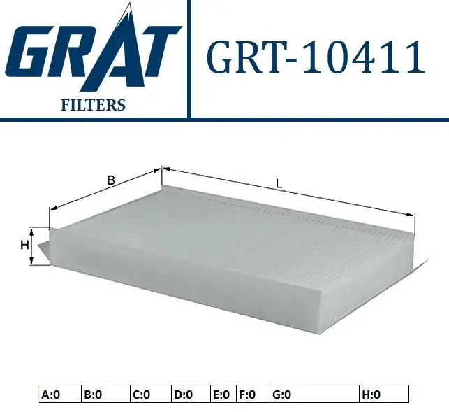 GRAT 10411 Polen Filtresi 46794399 resmi