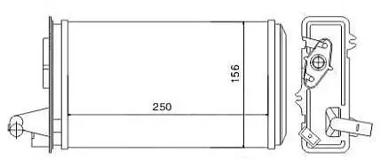 MGA 81400 Kalorifer Radyatörü 7754065 resmi