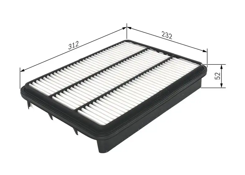 BOSCH F026400225 Hava Filtresi resmi