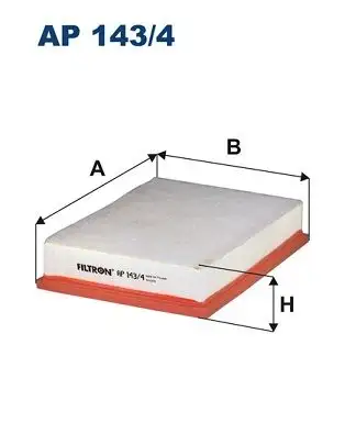 FILTRON AP143/4 Hava Filtresi 17801YV020 resmi