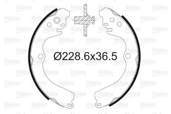 VALEO 562611 Arka Fren Balatası 26298AA011 resmi