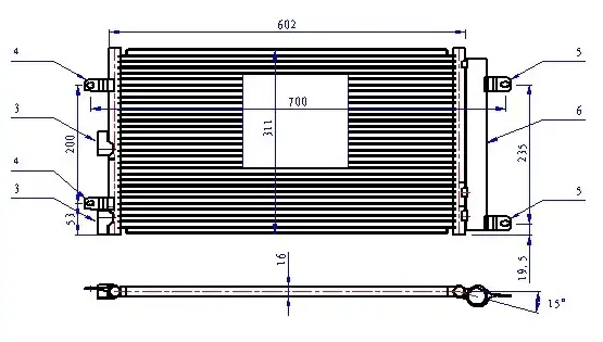 ORIS CFI873016 Klima Radyatörü 51758873 resmi