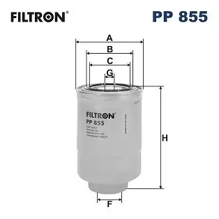 FILTRON PP855 Yakıt Filtresi resmi
