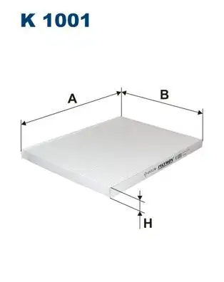 FILTRON K1001 Polen Filtresi resmi