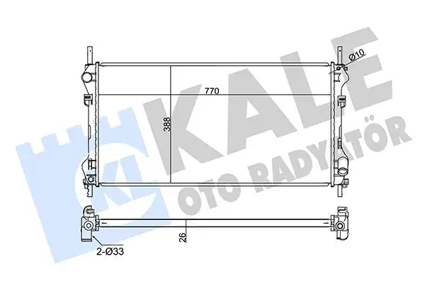 KALE 345920 Radyatör resmi