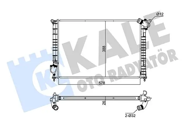 KALE 347265 Radyatör resmi
