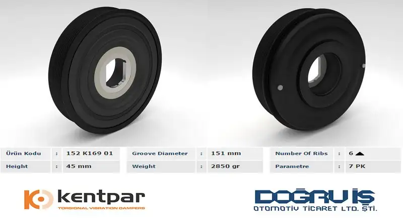 KENTPAR K16901 Krank Kasnağı resmi