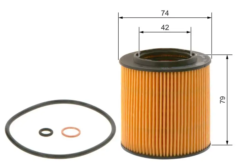 BOSCH 09864B7019 Yağ Filtresi resmi