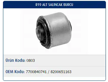 MASTER M0803 Salıncak Burcu 8200651163 resmi