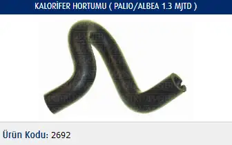 MASTER M2692 Kalorifer Hortumu 51719581 resmi