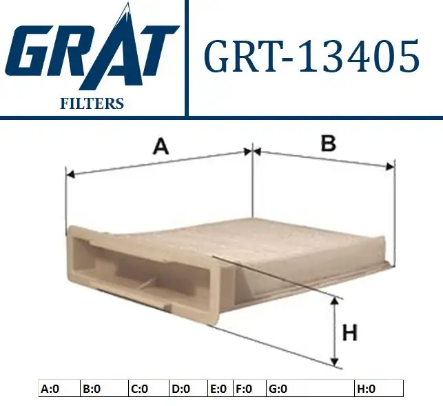 GRAT 13405 Polen Filtresi 6447TT resmi